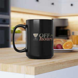 OHCP Black Ceramic 15 oz Mug 